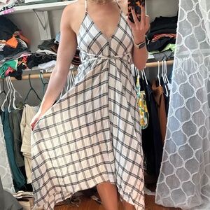 Plaid summer dress